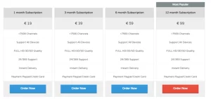 Rapid IPTV Subscription Plans - Rapid IPTV