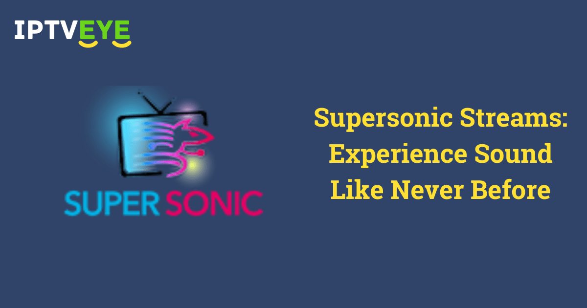 Supersonic Streams