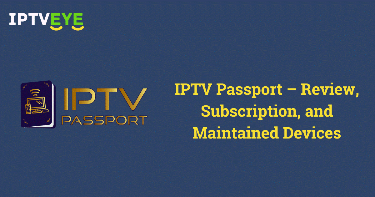 IPTV Passport