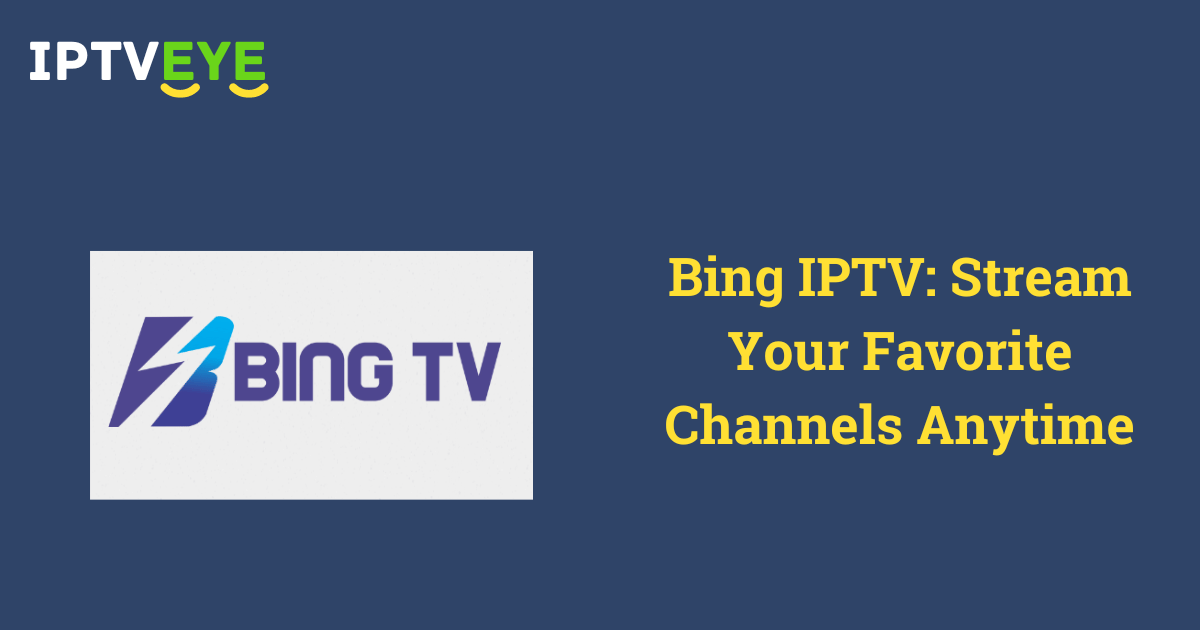 Bing IPTV