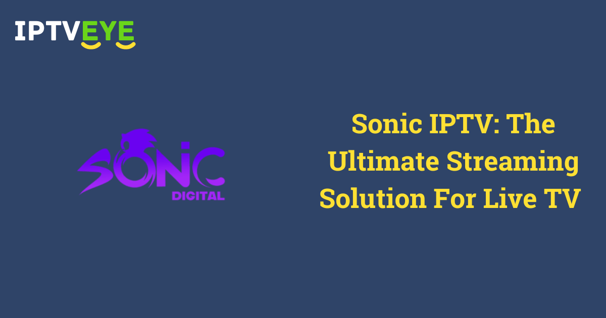 Sonic IPTV