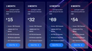 First Class IPTV Subscription Plans - 1st Class IPTV